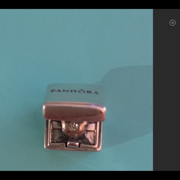 Pandora Club Charm 2014 Sterling Silver & Diamond - Picture 3 of 5